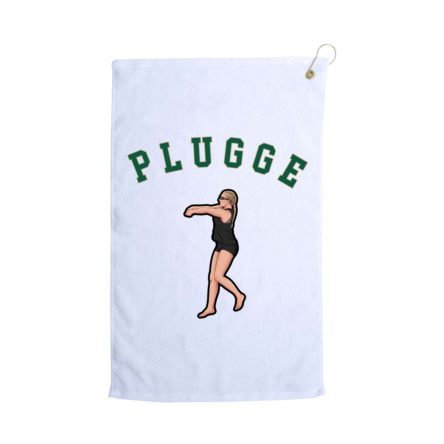 Golf Towel — Shirsey Arch in White