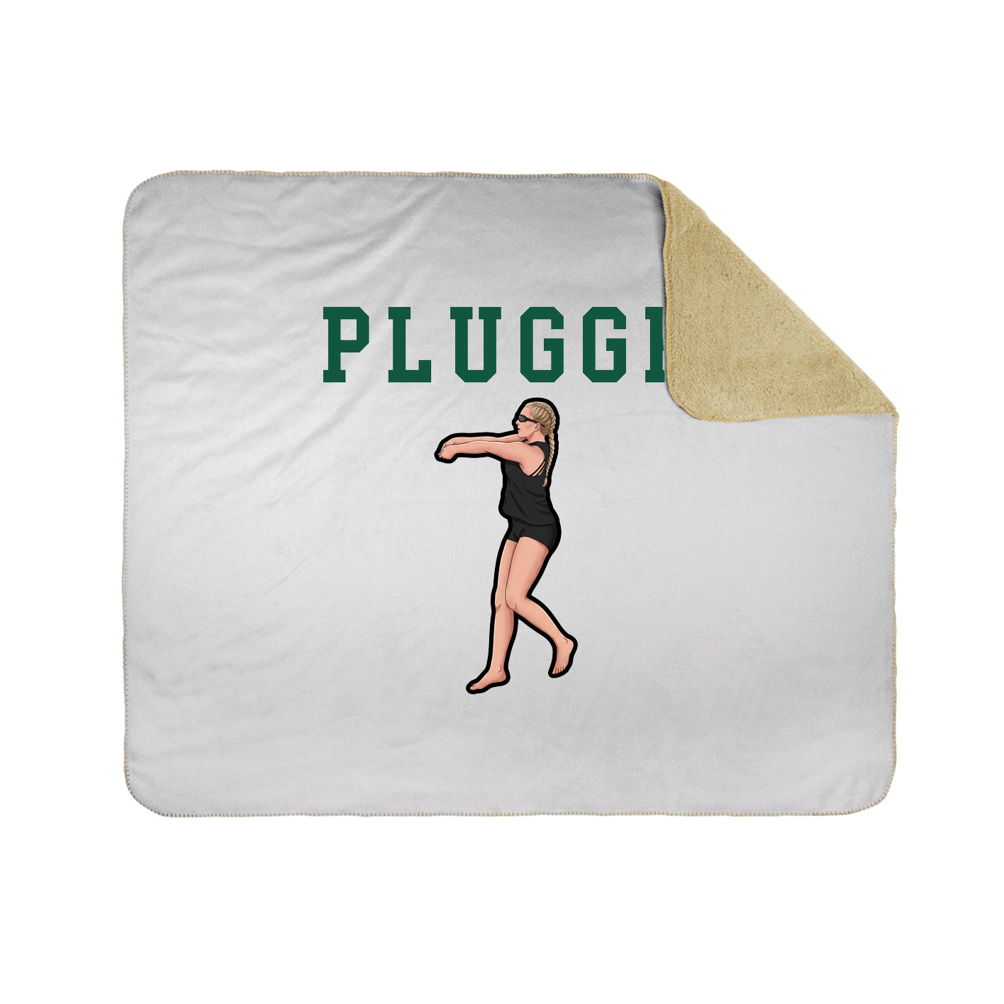 Throw Blanket — Shirsey in White