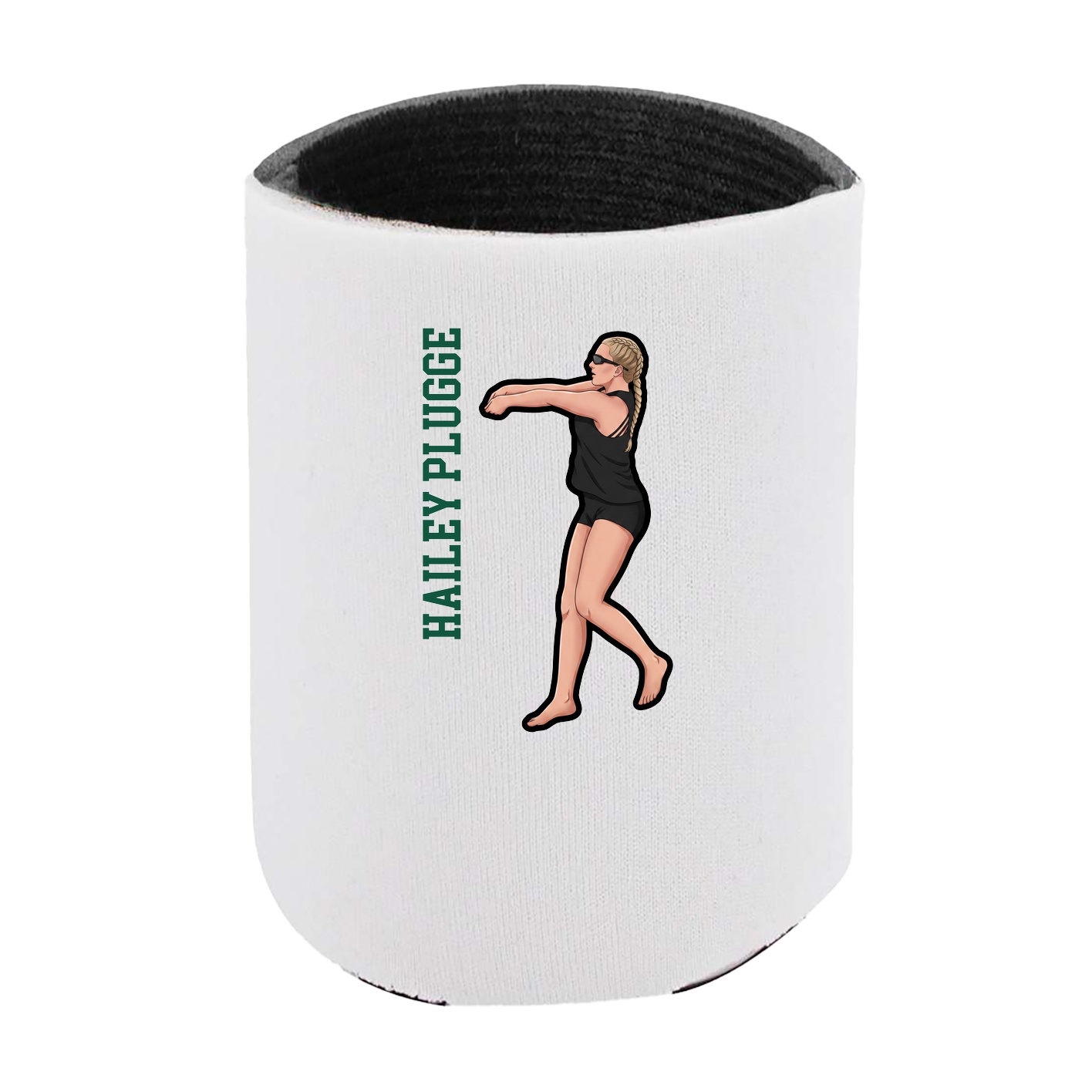 Can Holder — Name Vertical in White