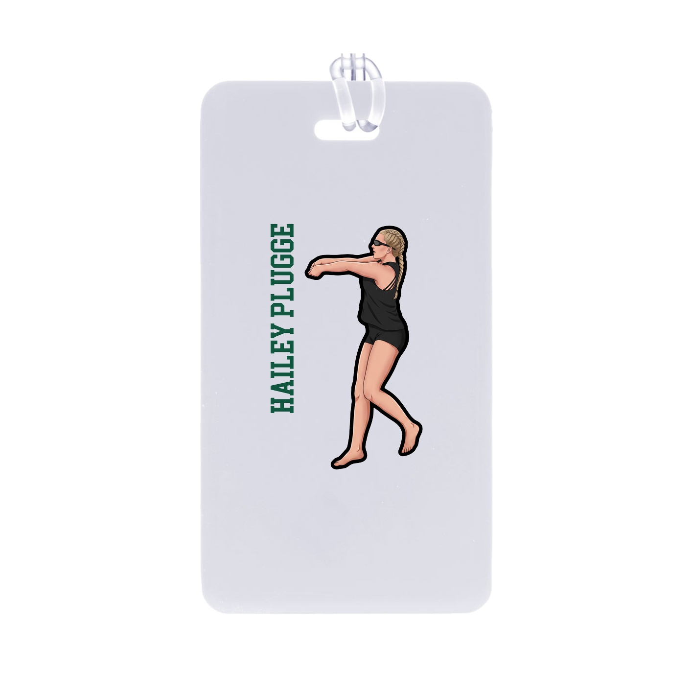 Bag Tag — Name Vertical in Classic