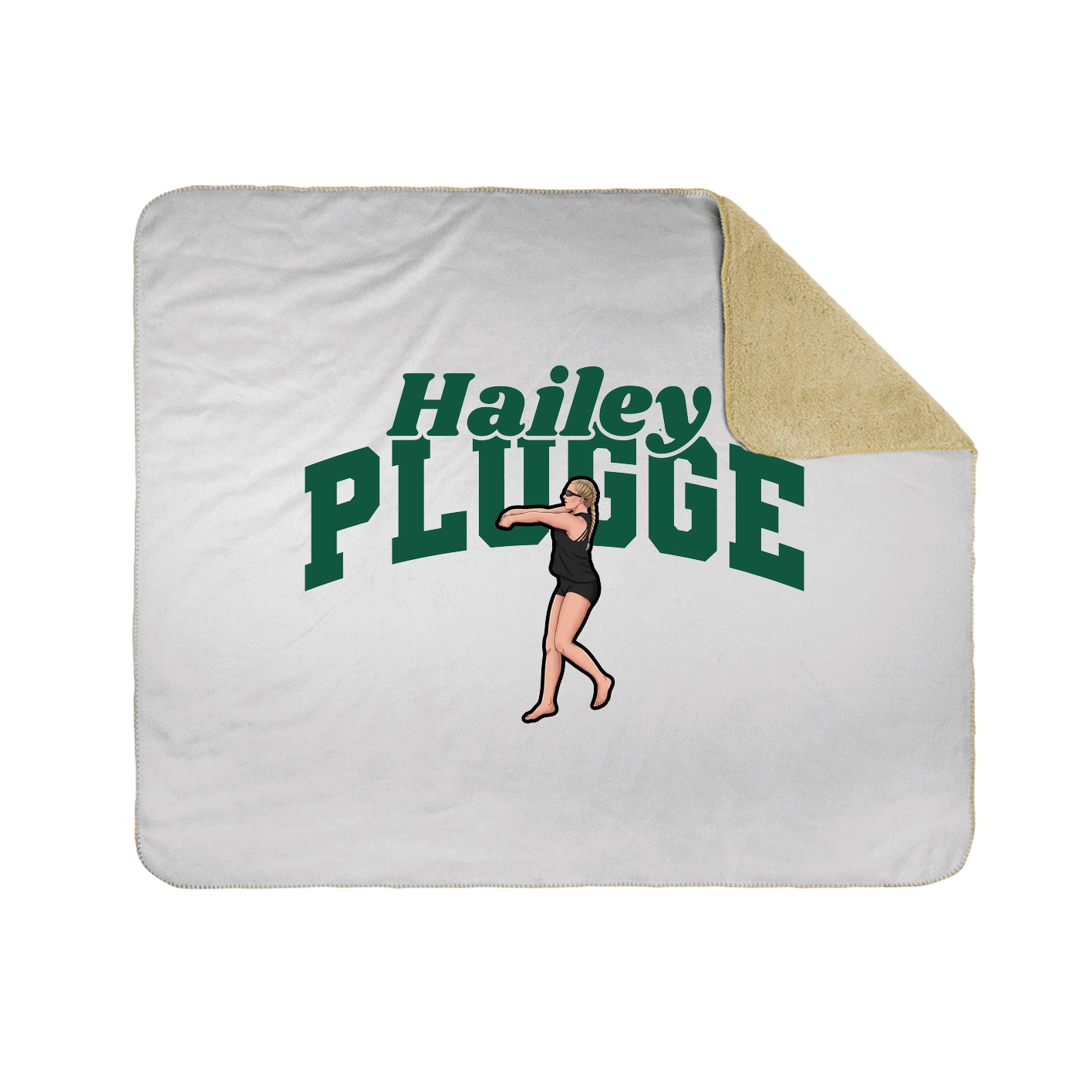 Throw Blanket — Signature Arch in White