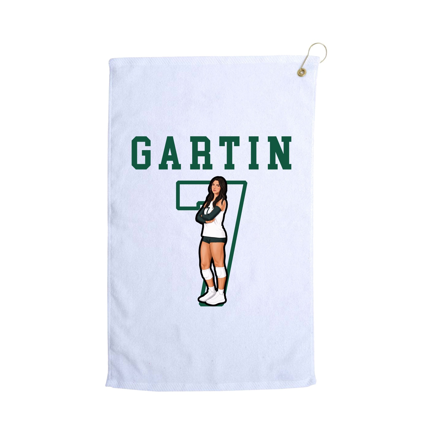 Golf Towel — Shirsey in White