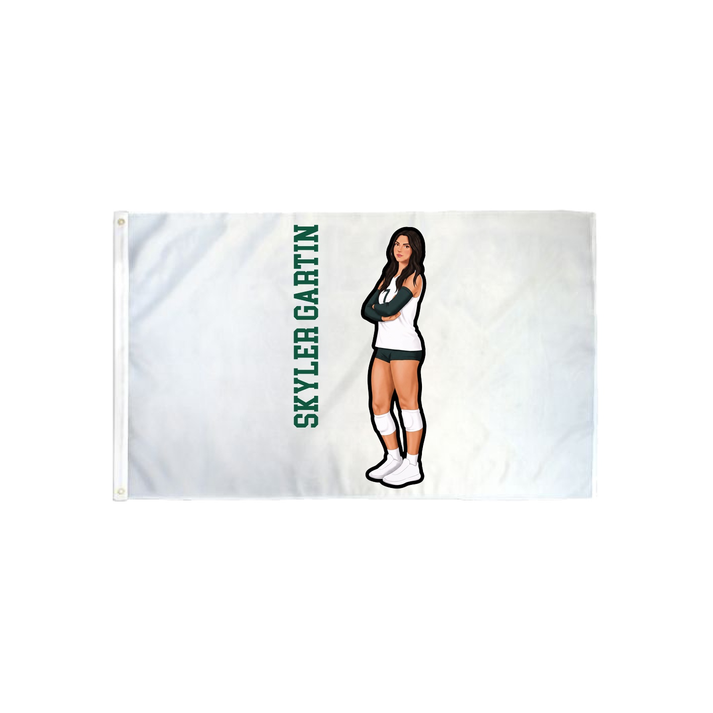 3x5 Flag — Name Vertical in Classic