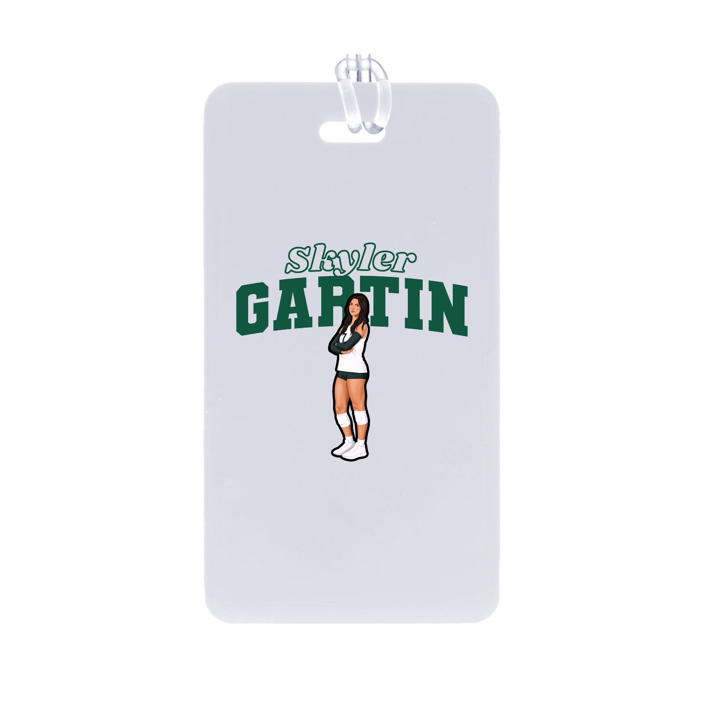Bag Tag — Name Arch in Classic