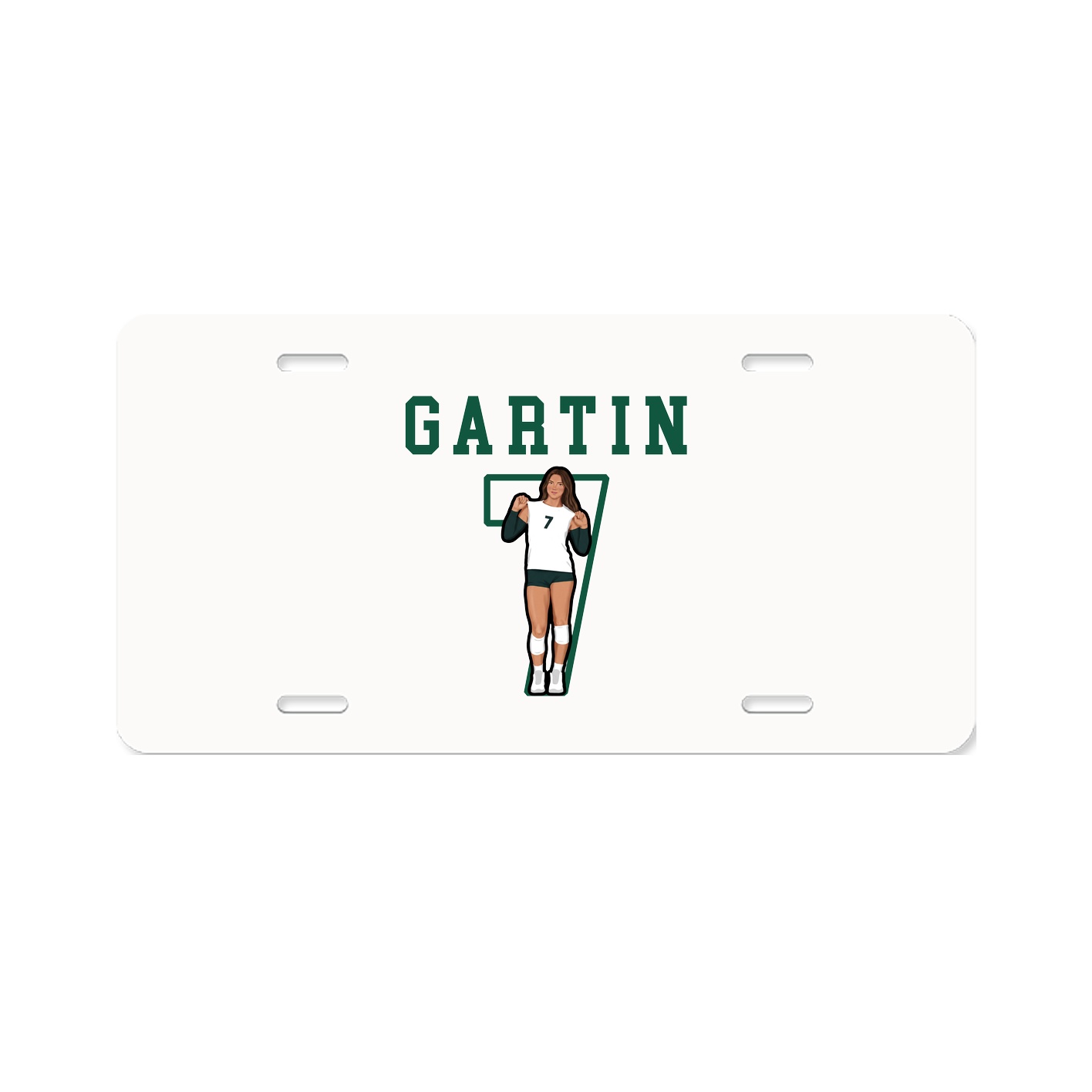 License Plate — Shirsey in Classic