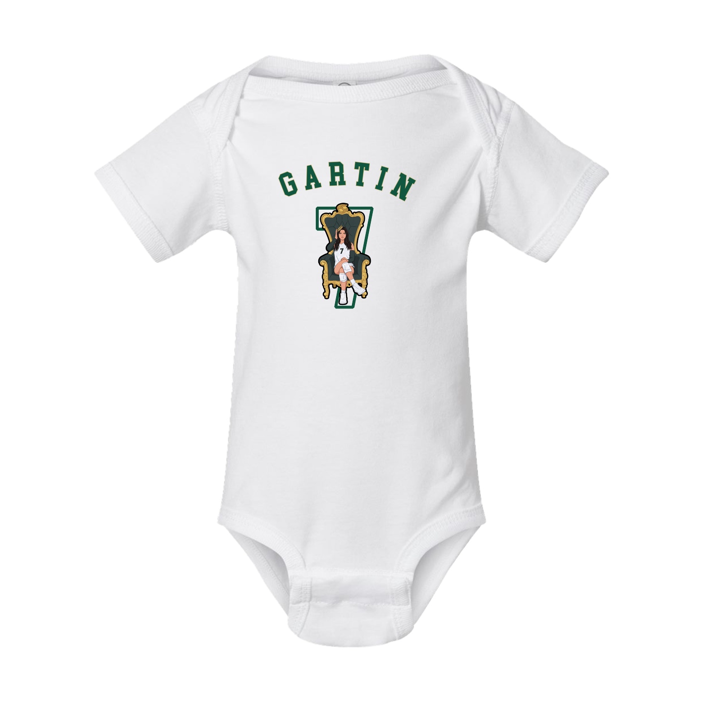 Baby Onesie — Shirsey Arch in White