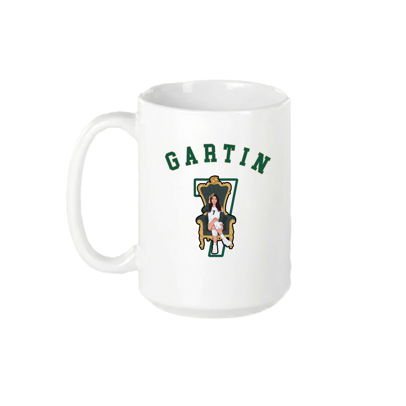 15oz Coffee Mug — Shirsey Arch in White
