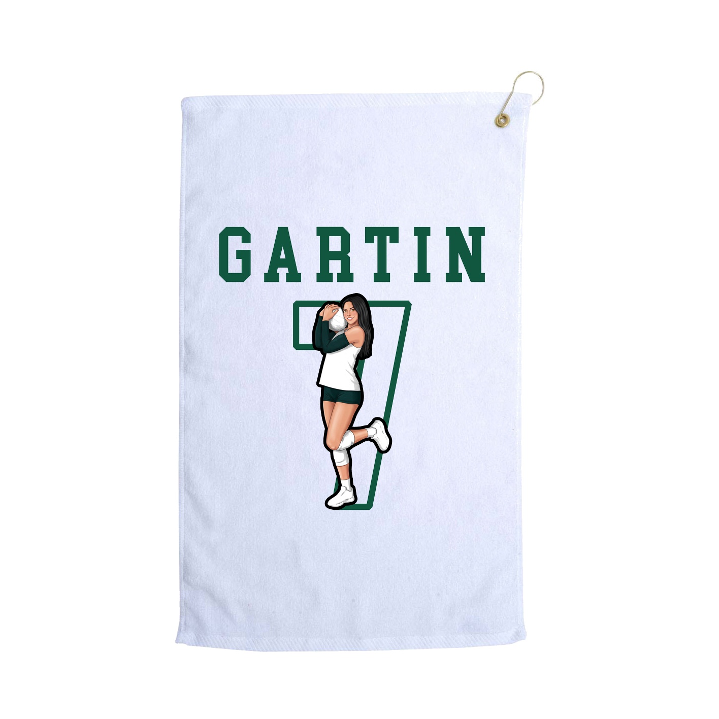 Golf Towel — Shirsey in White
