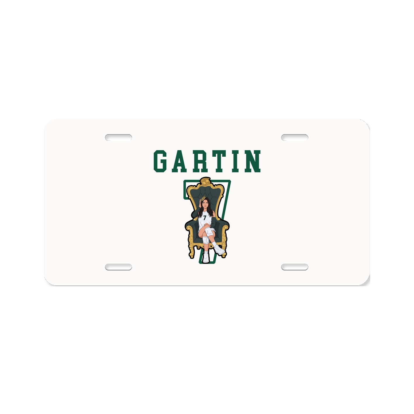 License Plate — Shirsey in Classic