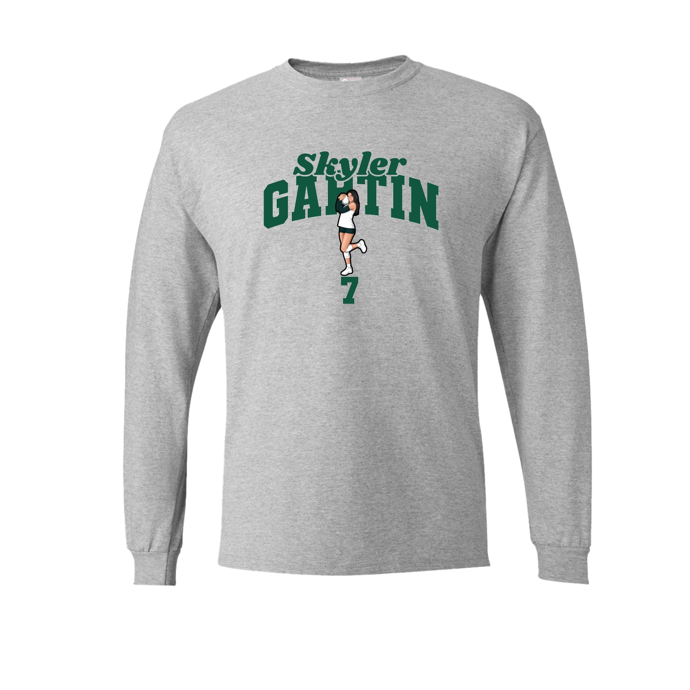 Long Sleeve Tee — Signature Arch in Grey