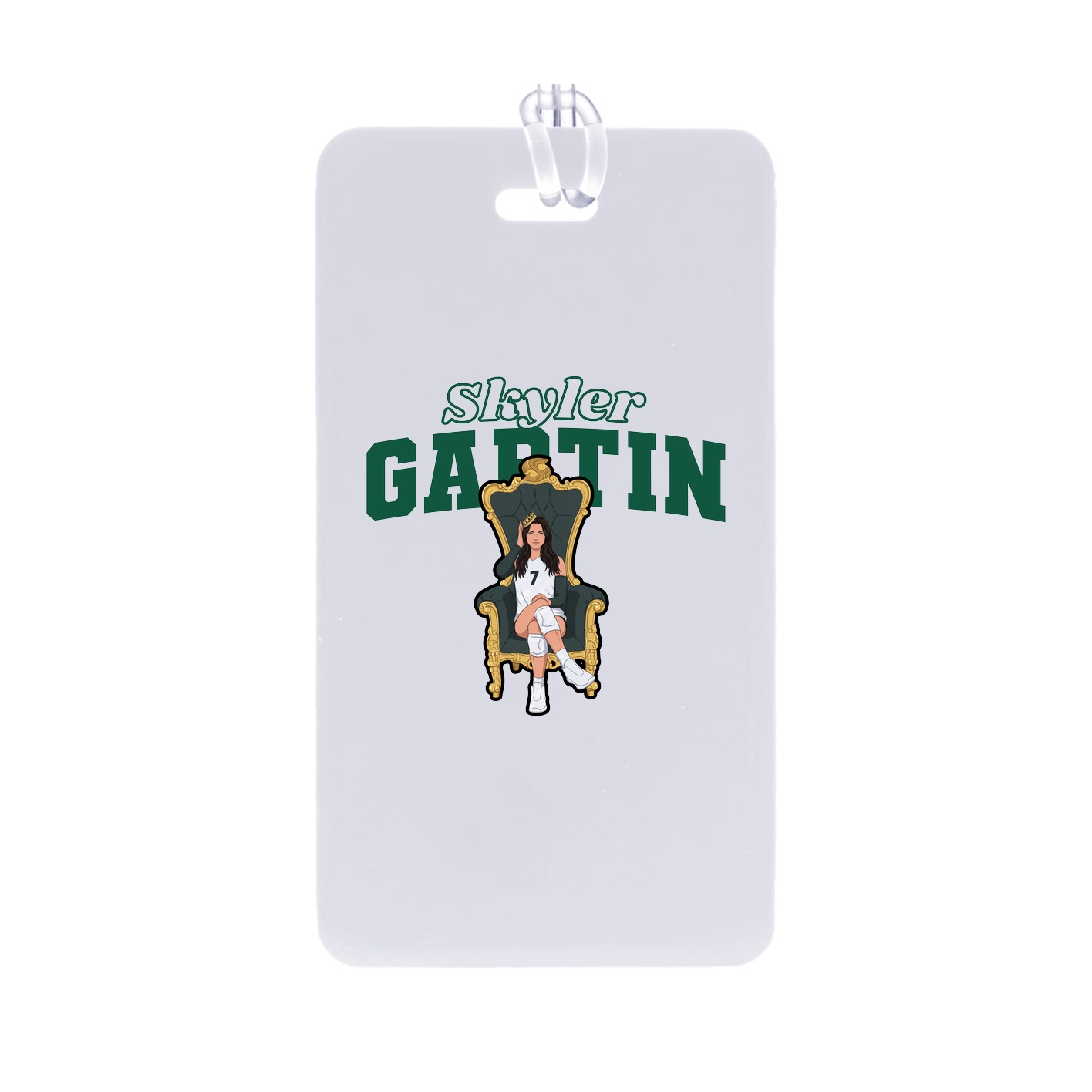 Bag Tag — Name Arch in Classic