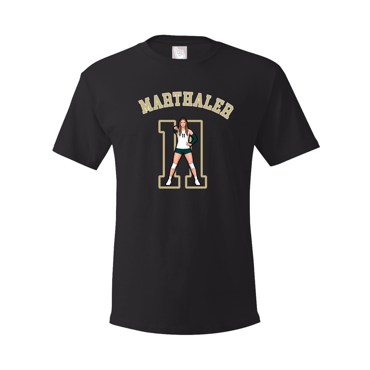 Youth Tee — Shirsey Arch in Black
