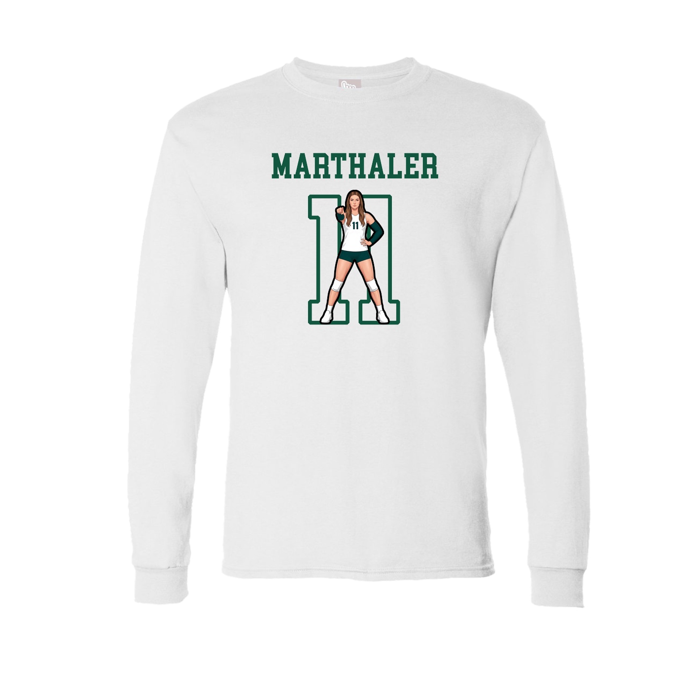Long Sleeve Tee — Shirsey in White