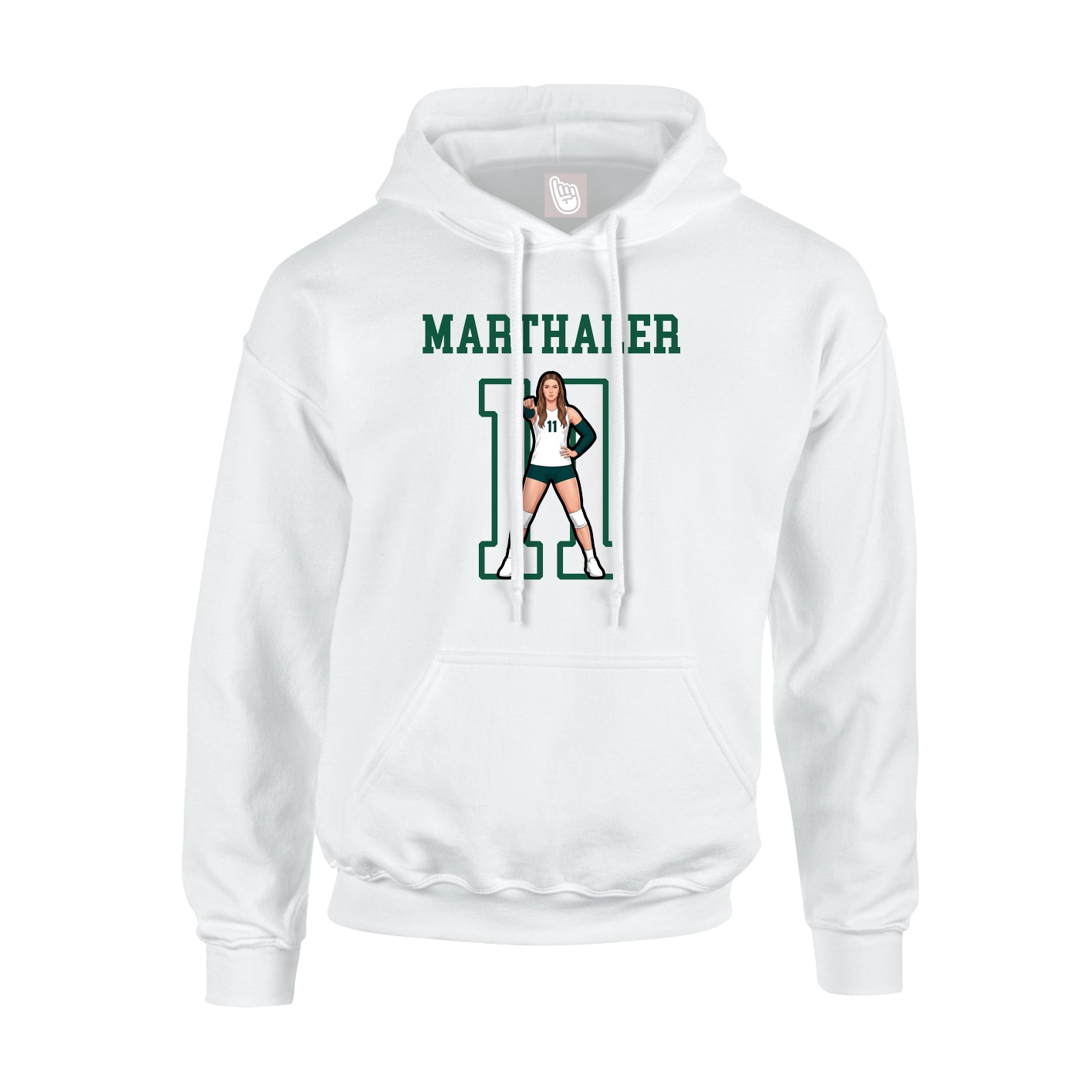 Youth Hoodie — Shirsey in White