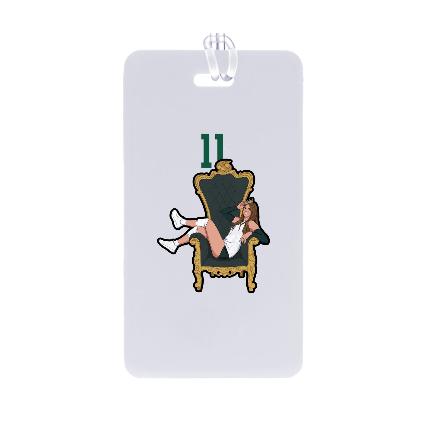 Bag Tag — Number Top in Classic