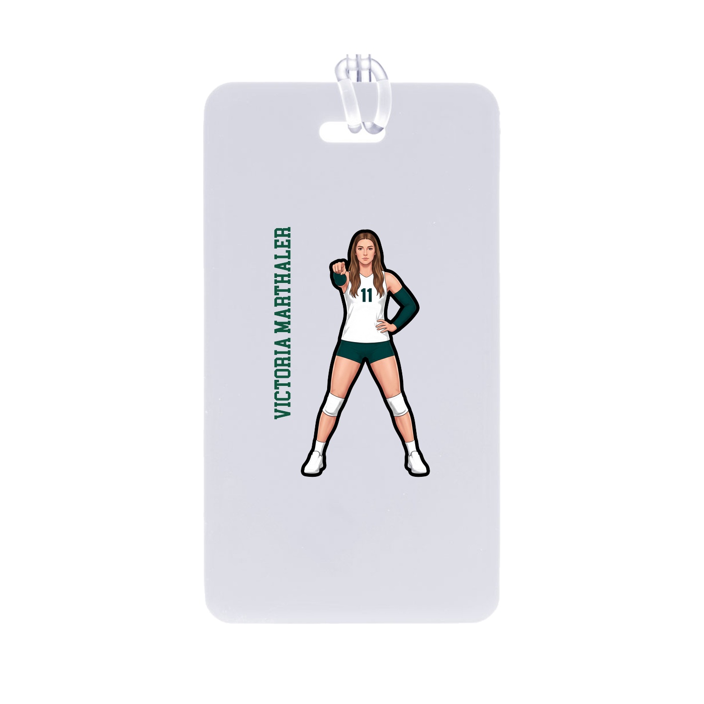 Bag Tag — Name Vertical in Classic