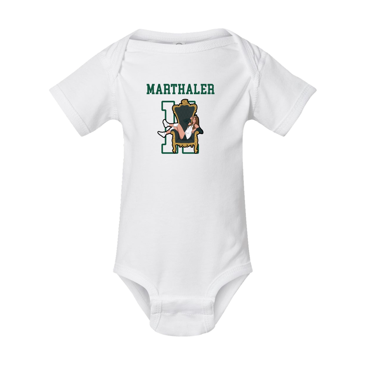 Baby Onesie — Shirsey in White
