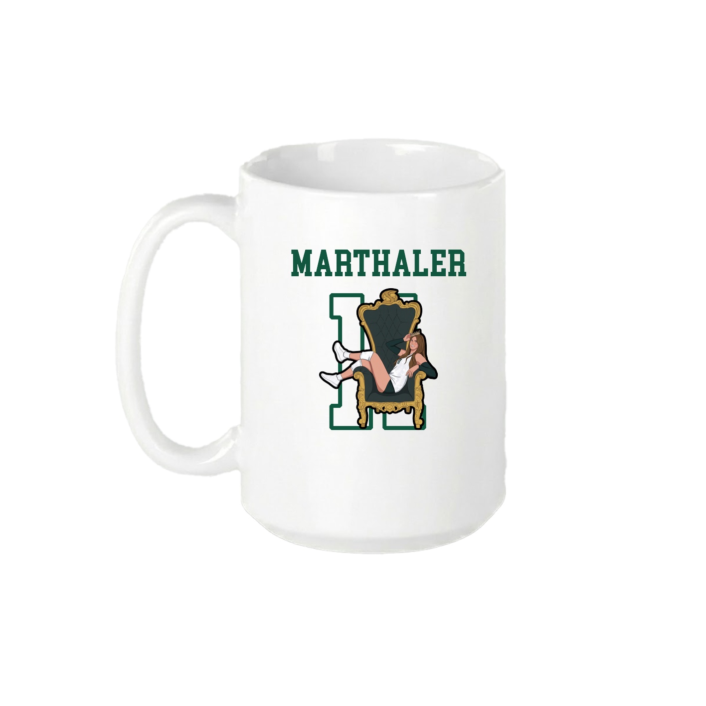 15oz Coffee Mug — Shirsey in White