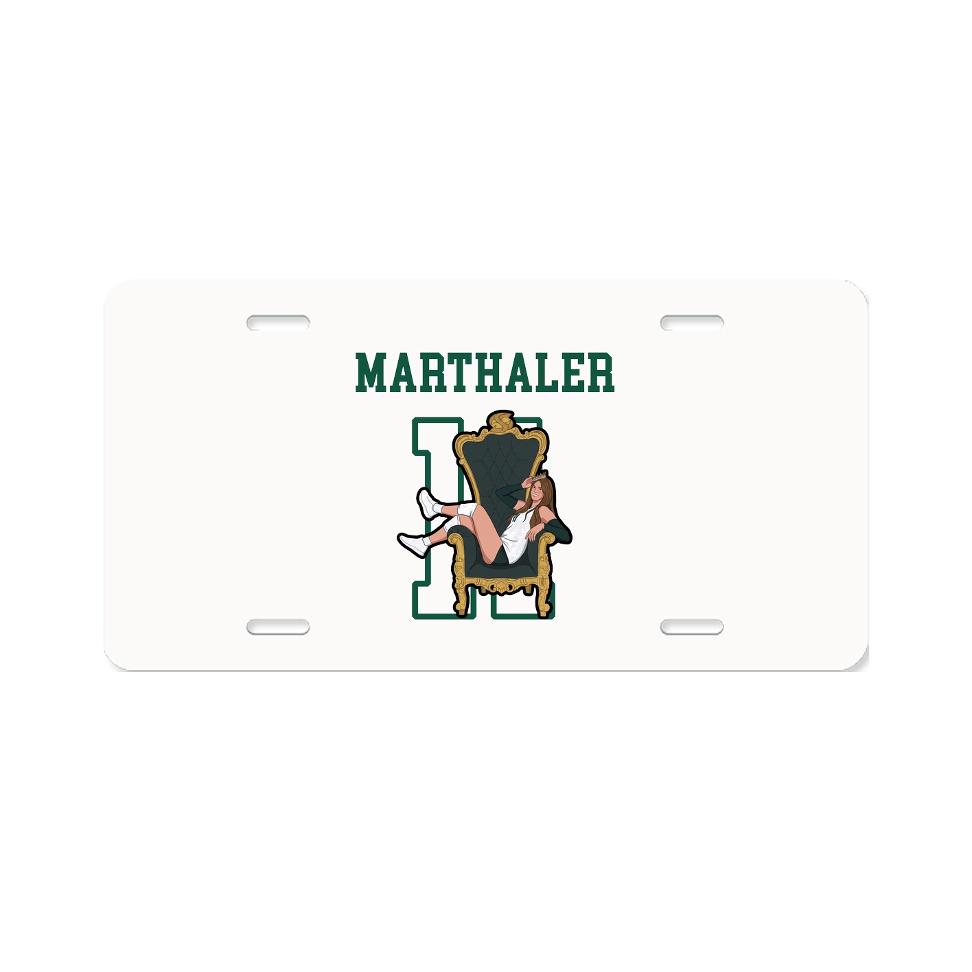 License Plate — Shirsey in Classic