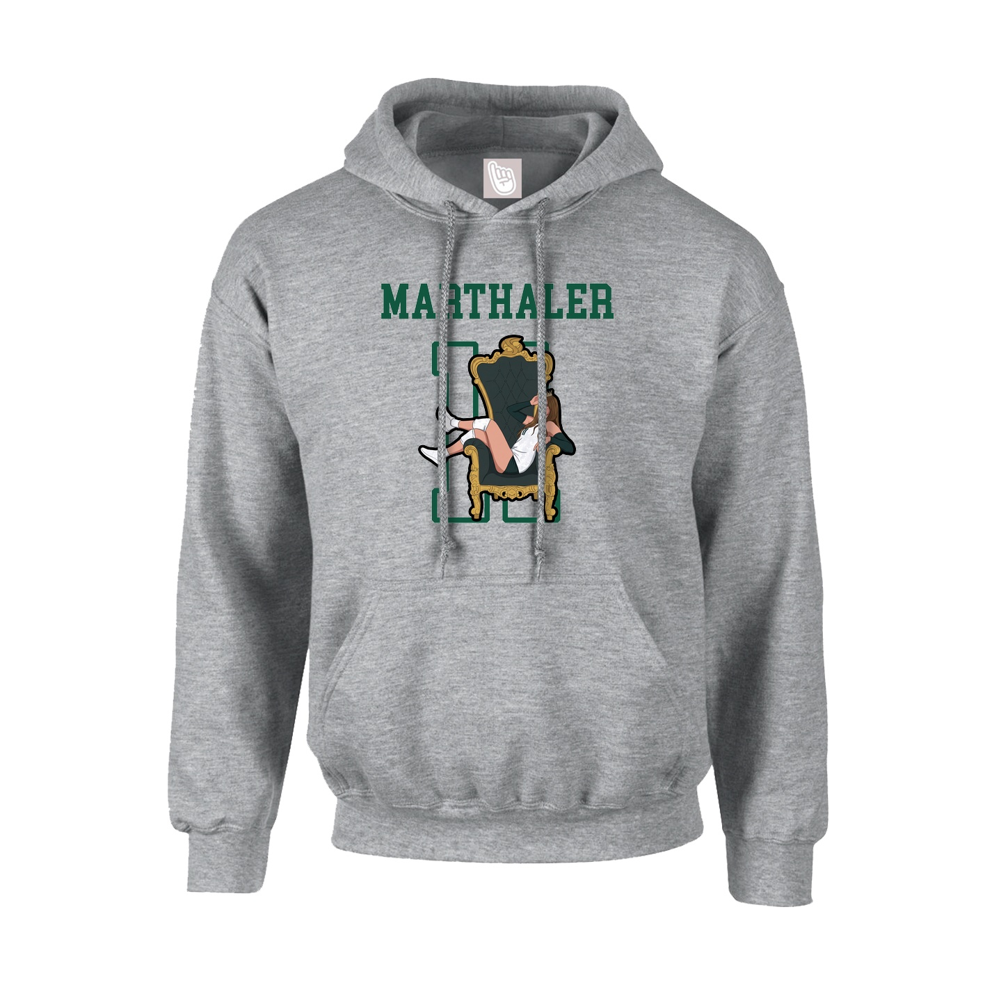 Hoodie — Shirsey in Grey