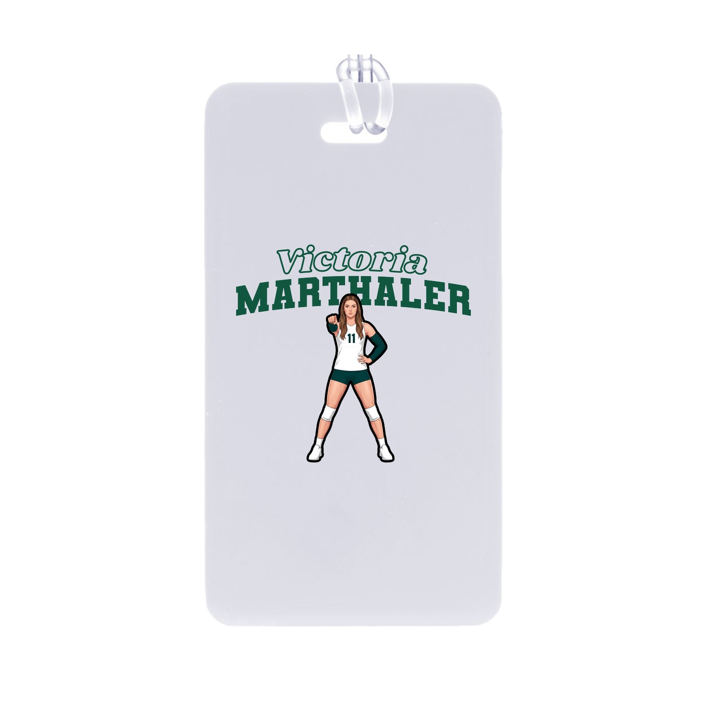 Bag Tag — Name Arch in Classic