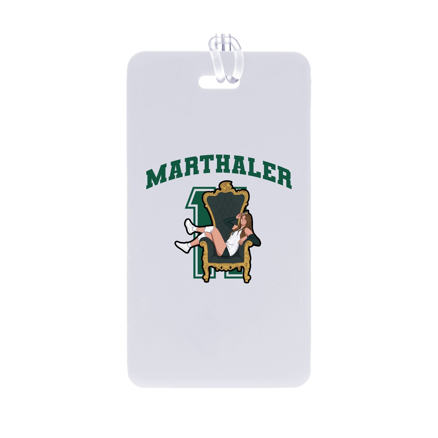 Bag Tag — Number in Classic