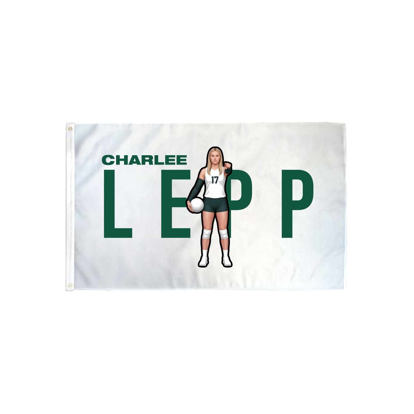 3x5 Flag — Player Name in Classic
