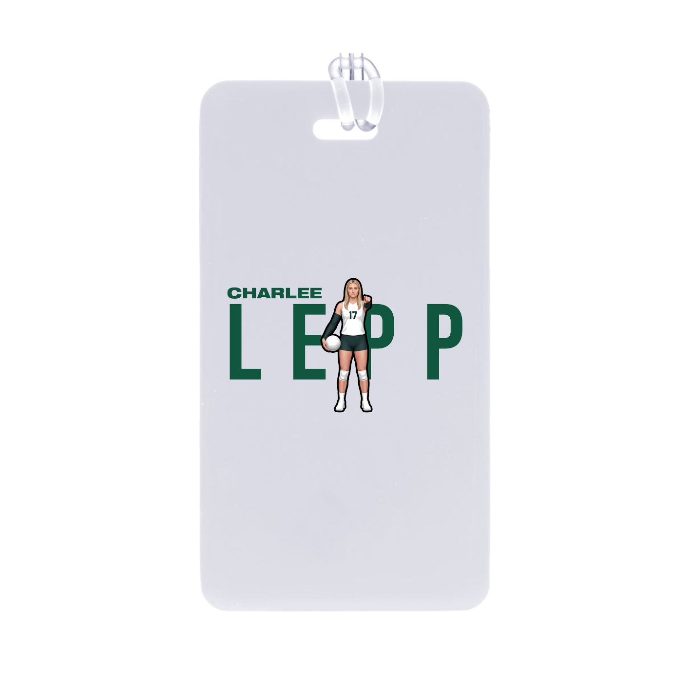 Bag Tag — Player Name in Classic