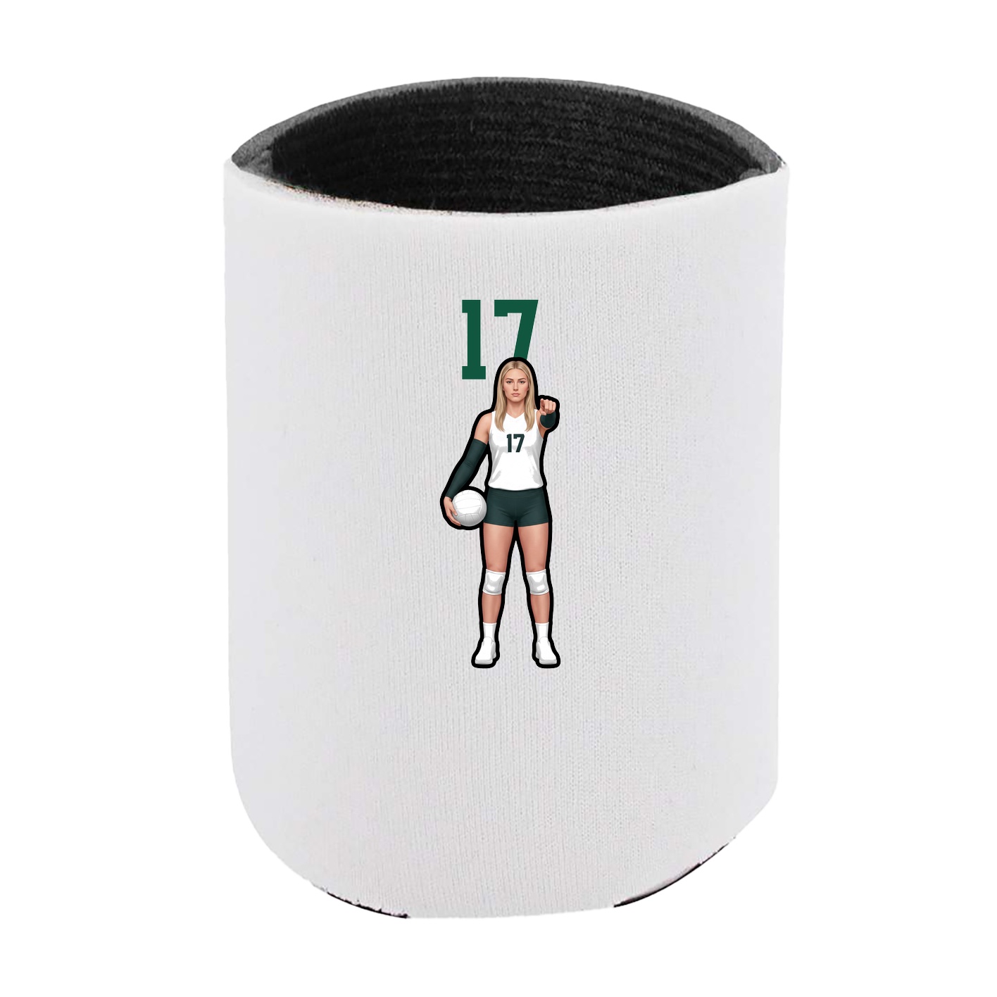 Can Holder — Number Top in White
