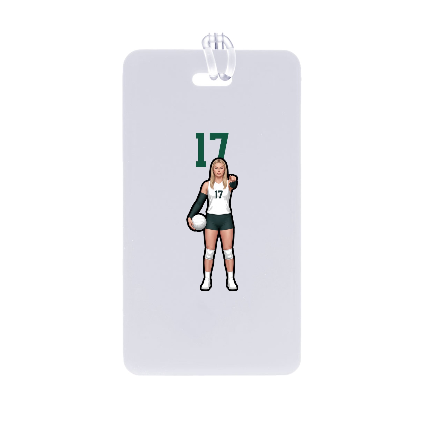 Bag Tag — Number Top in Classic