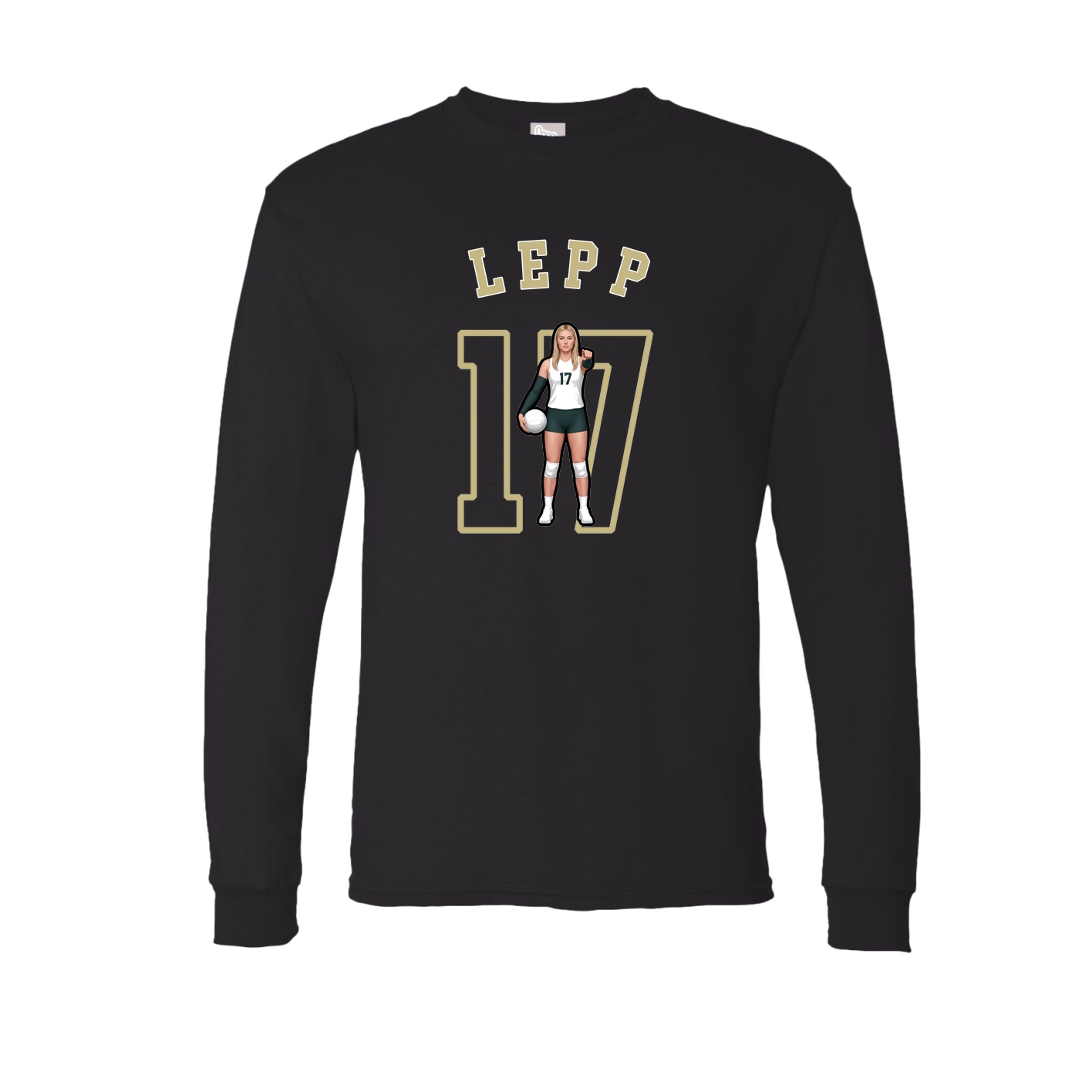 Long Sleeve Tee — Shirsey Arch in Black