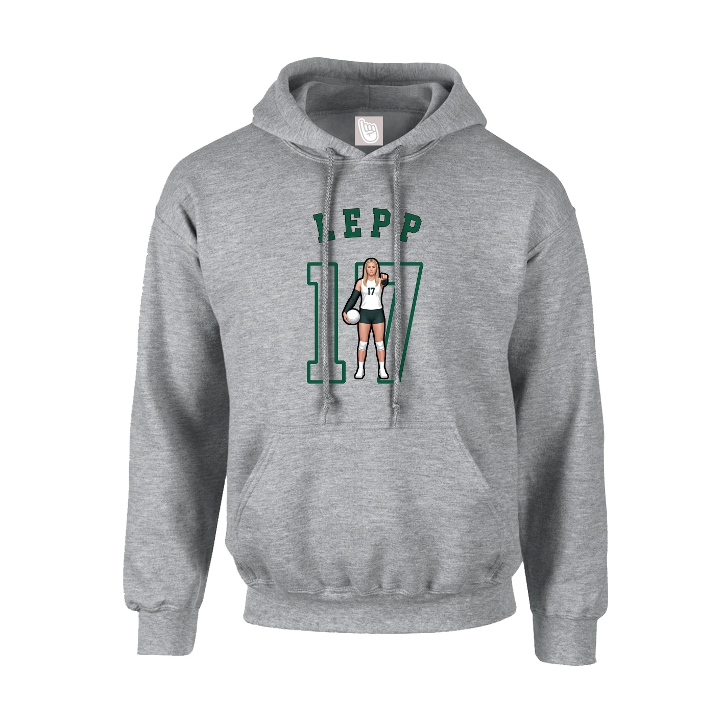 Youth Hoodie — Shirsey Arch in Grey
