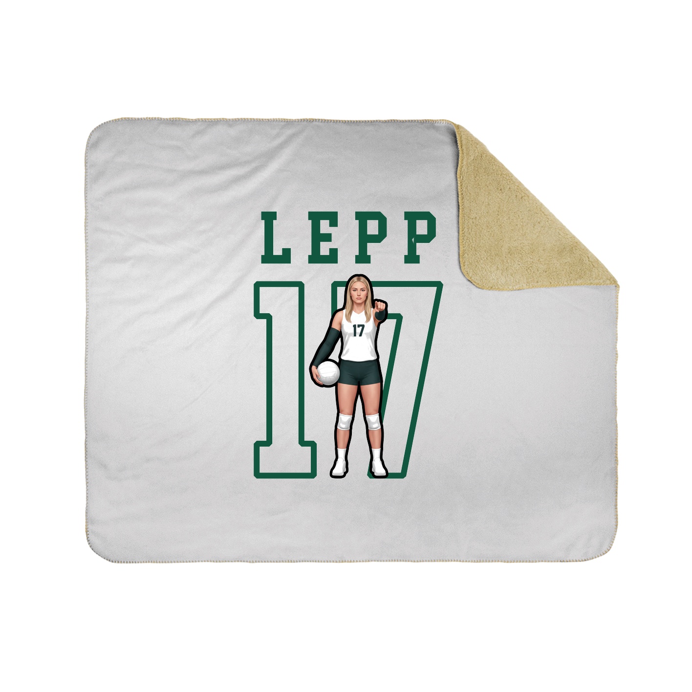 Throw Blanket — Shirsey in White