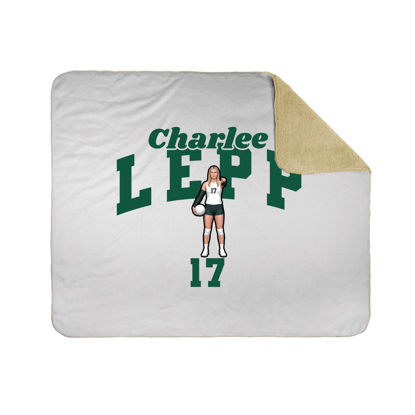 Throw Blanket — Signature Arch in White