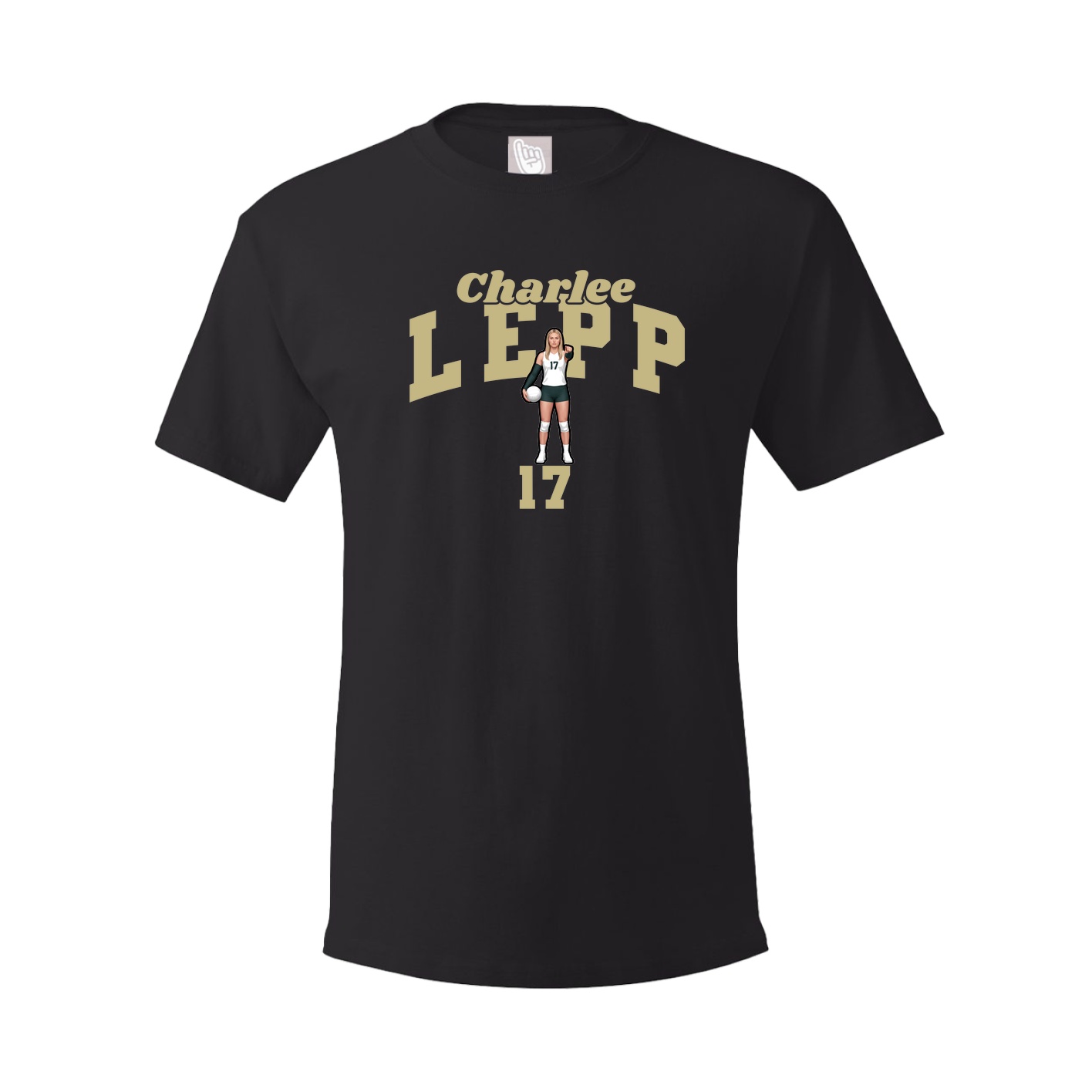 Tee — Signature Arch in Black