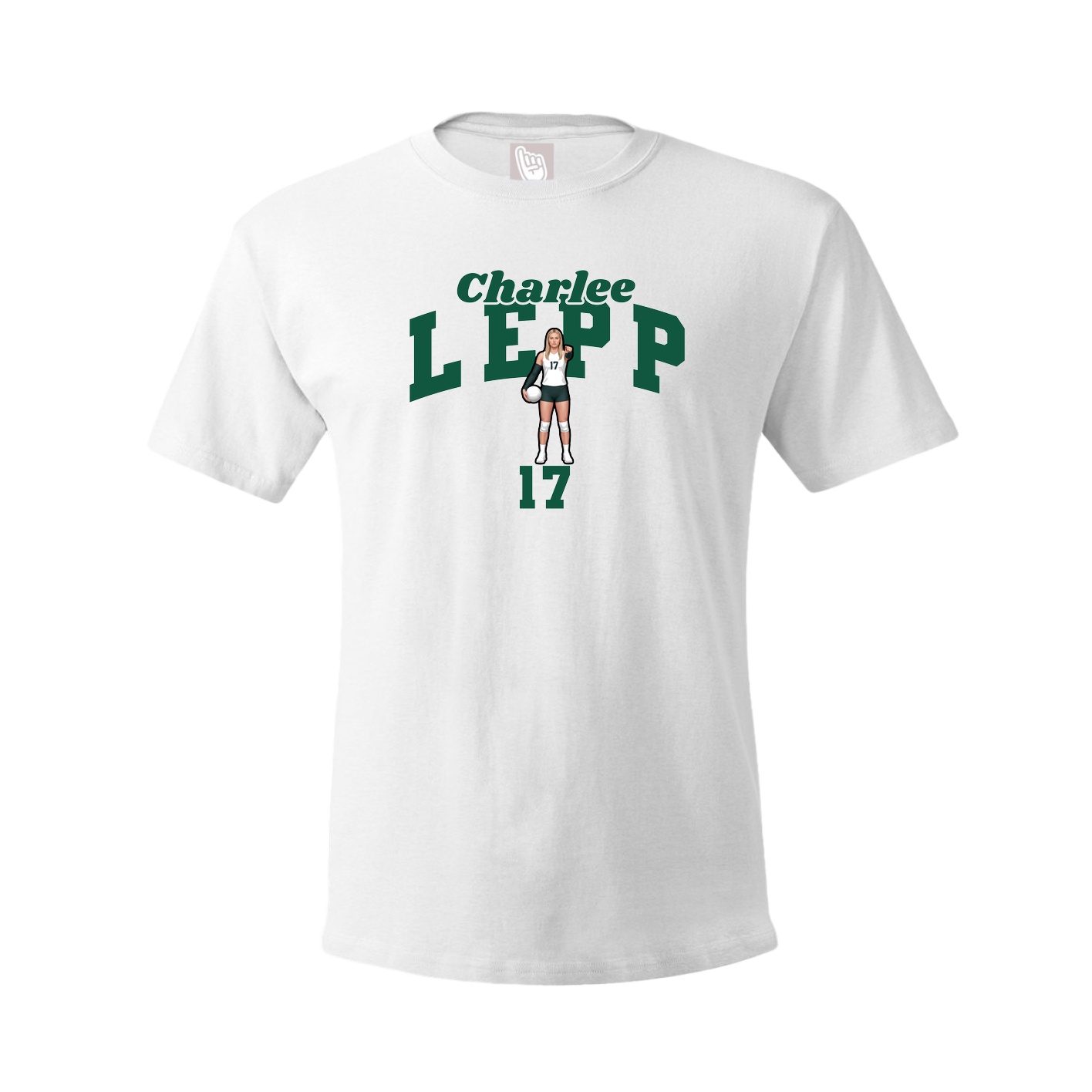 Youth Tee — Signature Arch in White