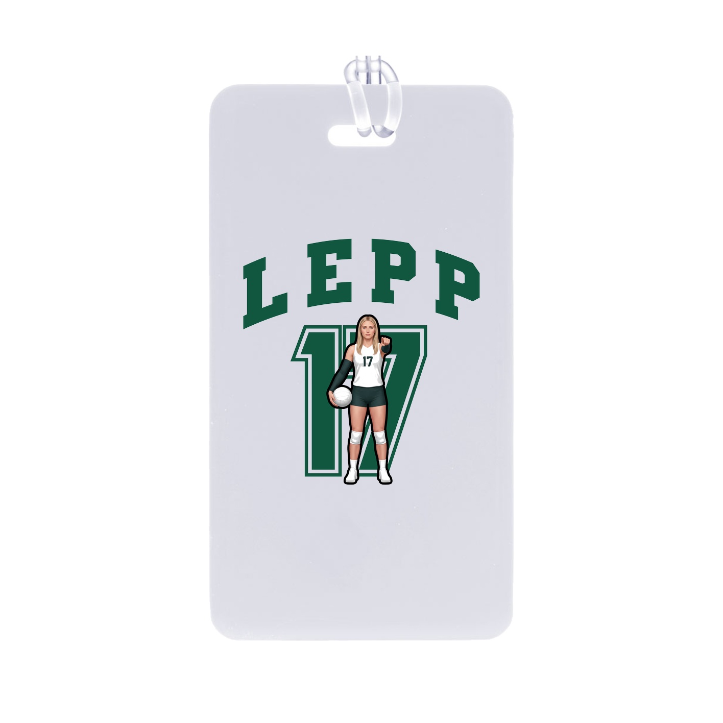 Bag Tag — Number in Classic