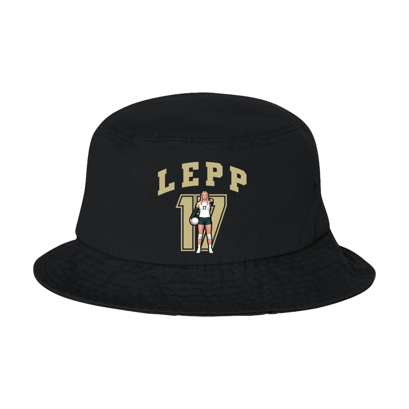 Bucket Cap — Number in Black