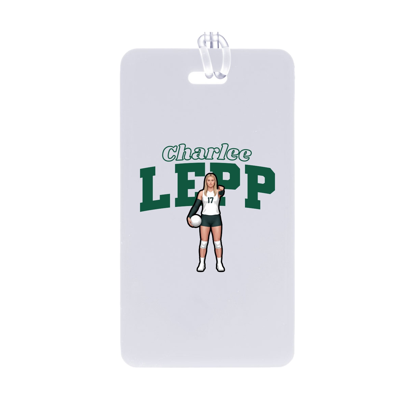 Bag Tag — Name Arch in Classic