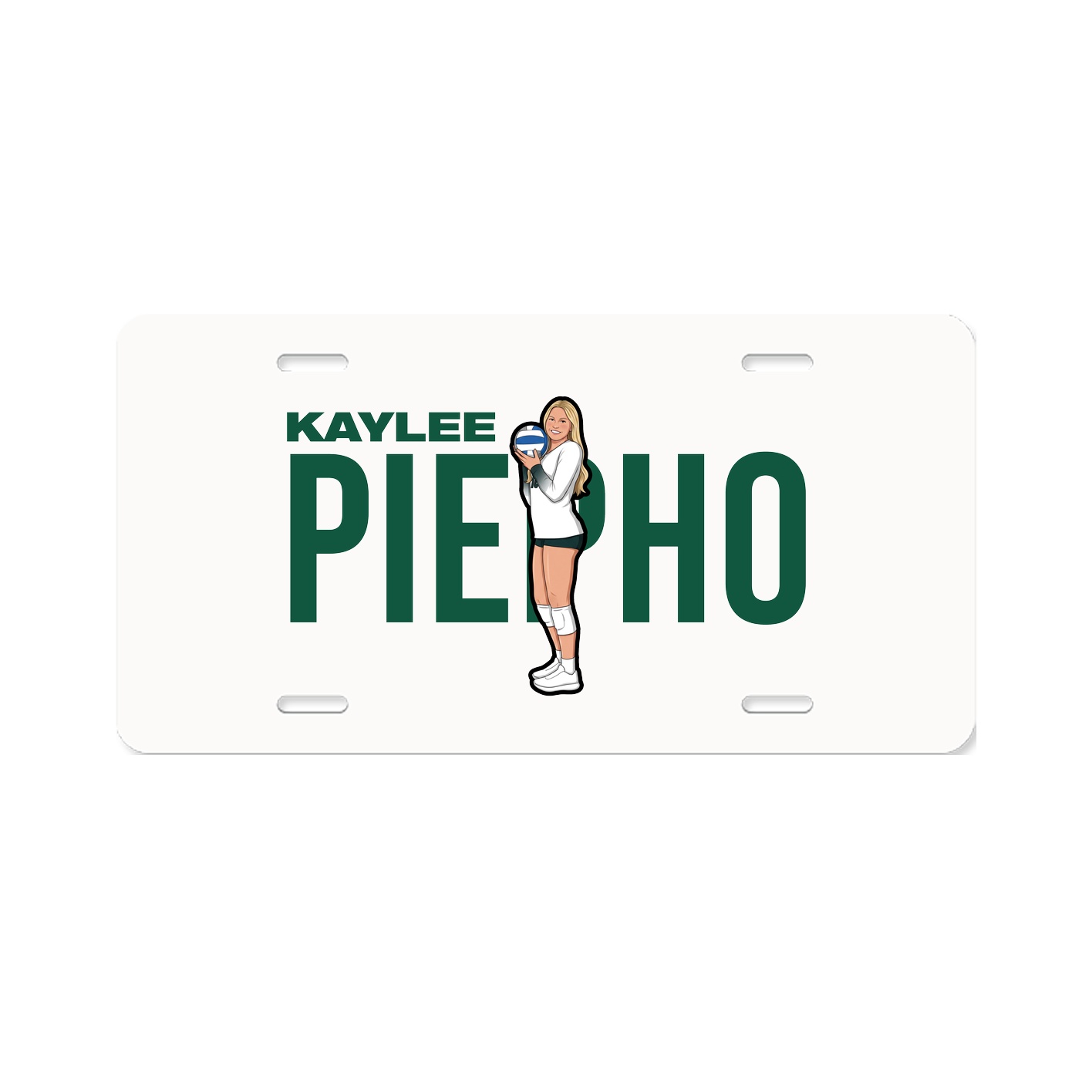 License Plate — Player Name in Classic