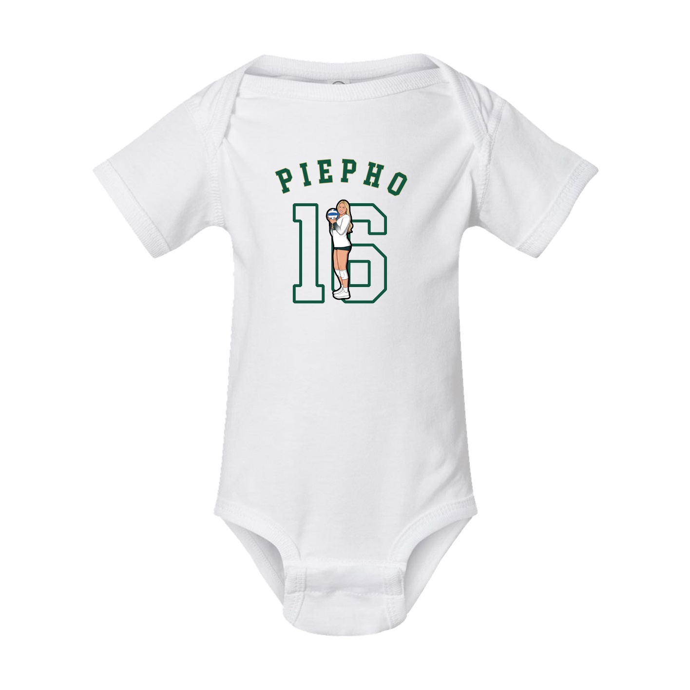 Baby Onesie — Shirsey Arch in White