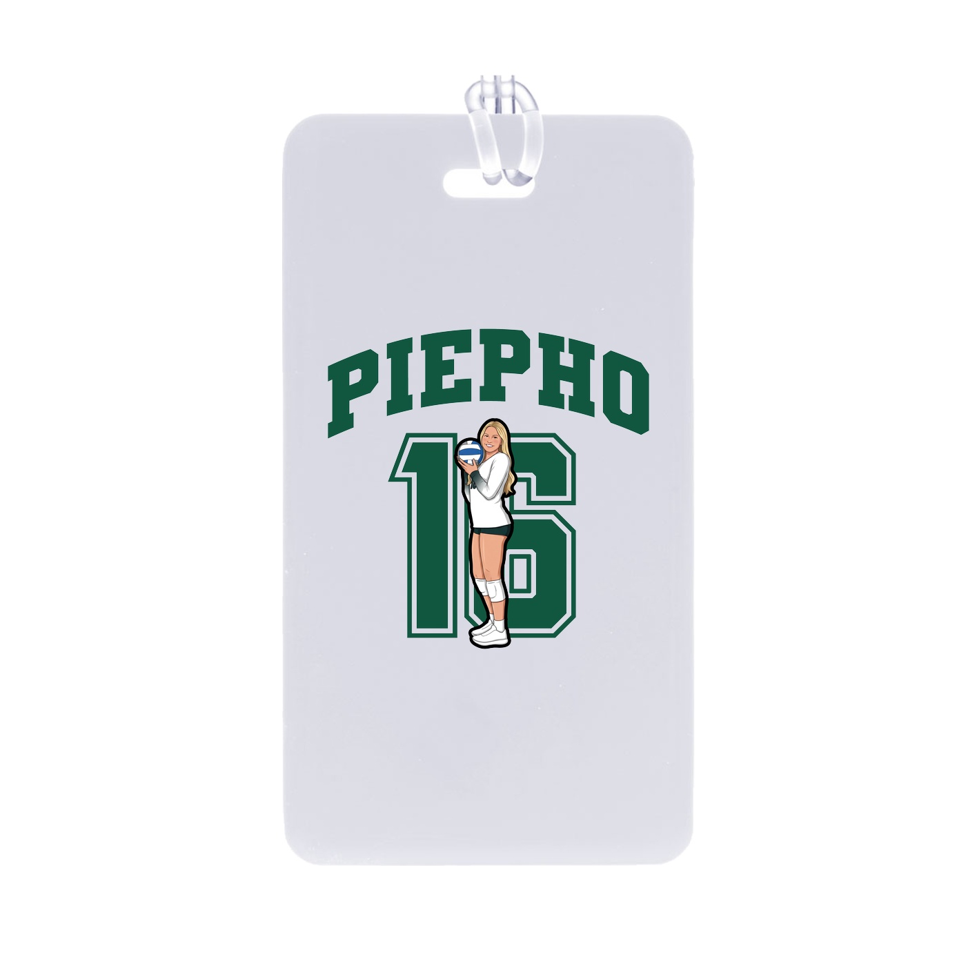 Bag Tag — Number in Classic