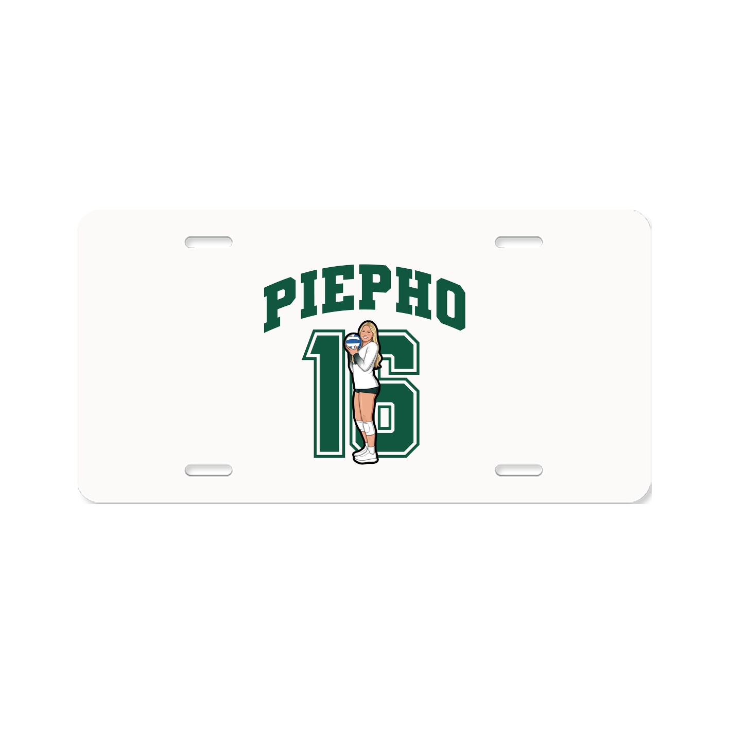 License Plate — Number in Classic