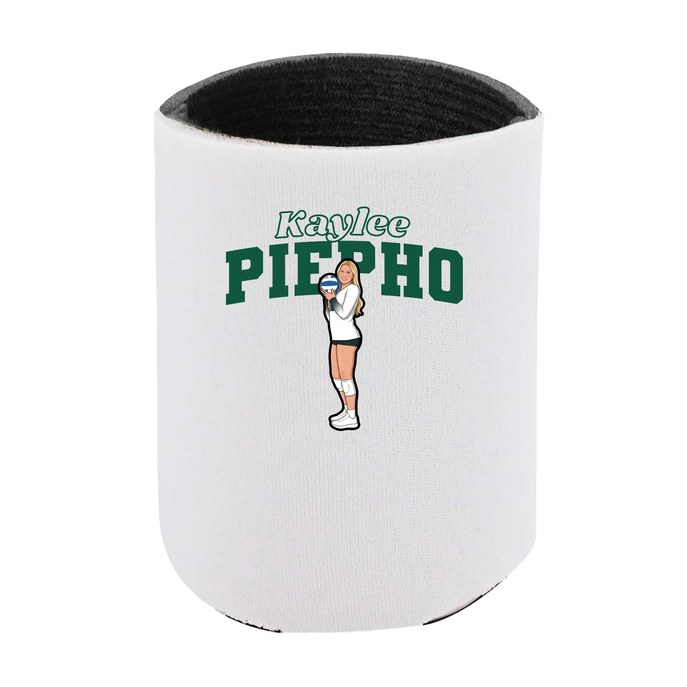 Can Holder — Name Arch in White