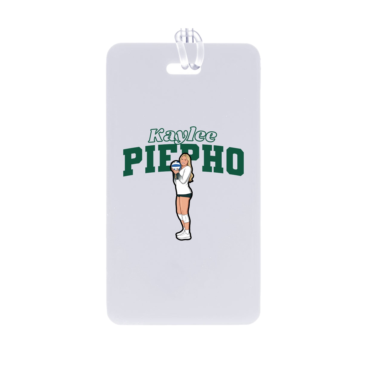 Bag Tag — Name Arch in Classic