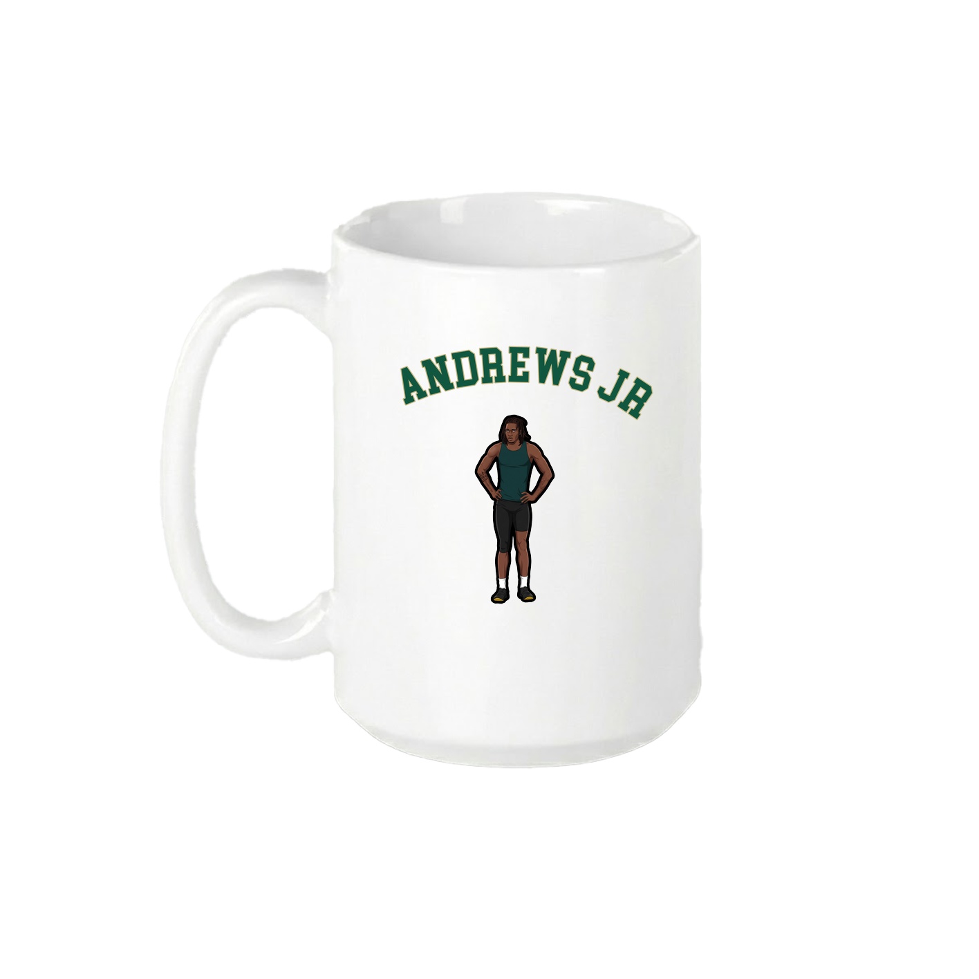 15oz Coffee Mug — Shirsey Arch in White