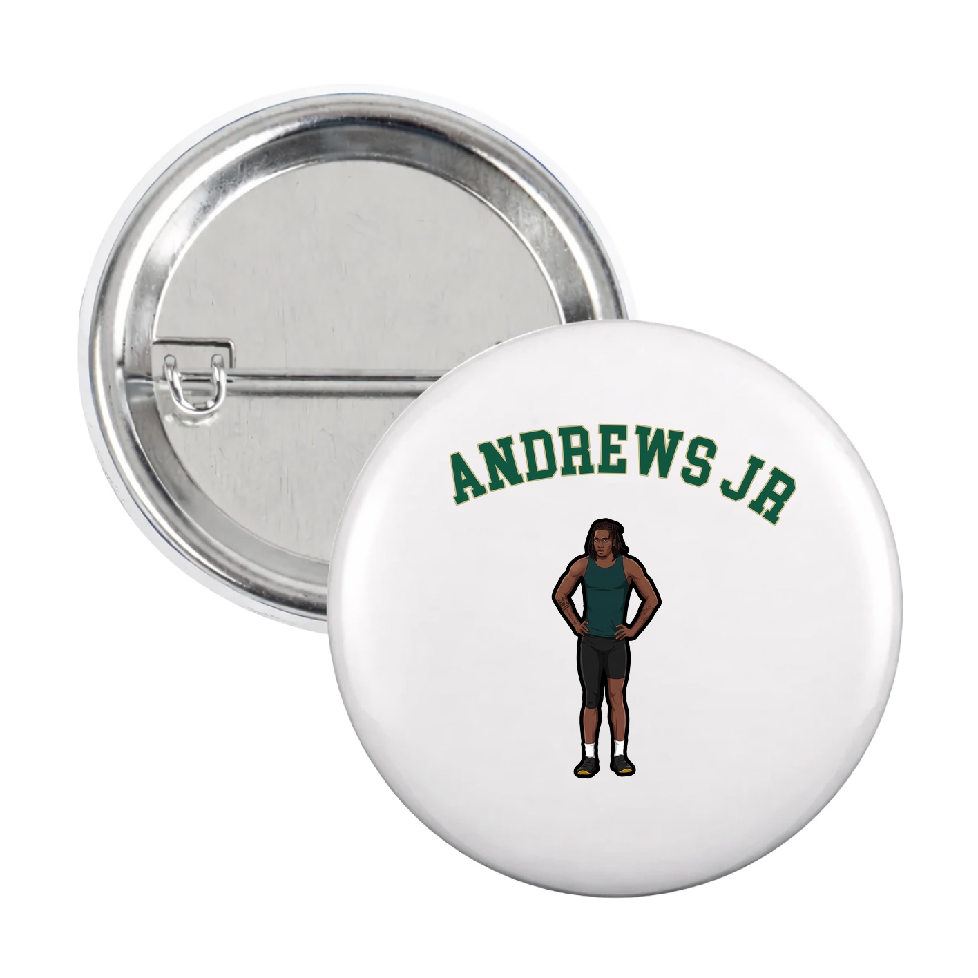 Game Day Button — Shirsey Arch in White