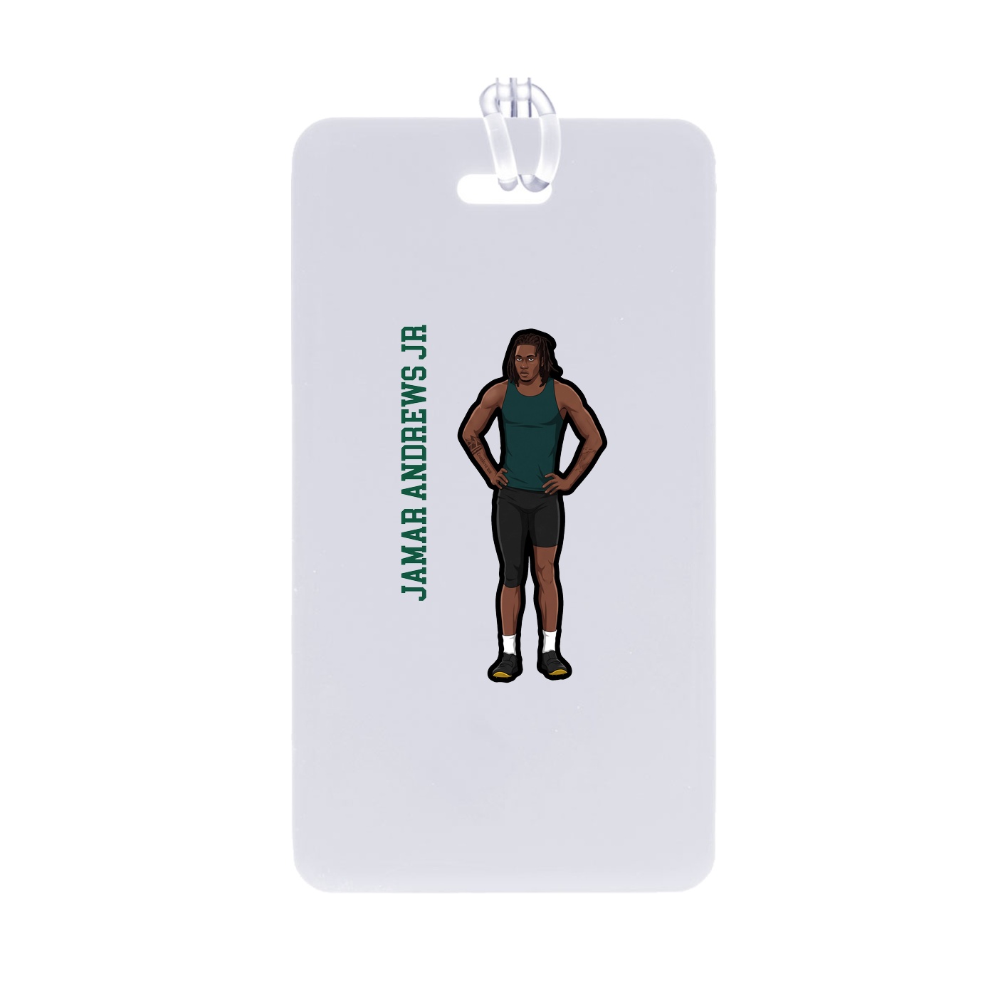 Bag Tag — Name Vertical in Classic