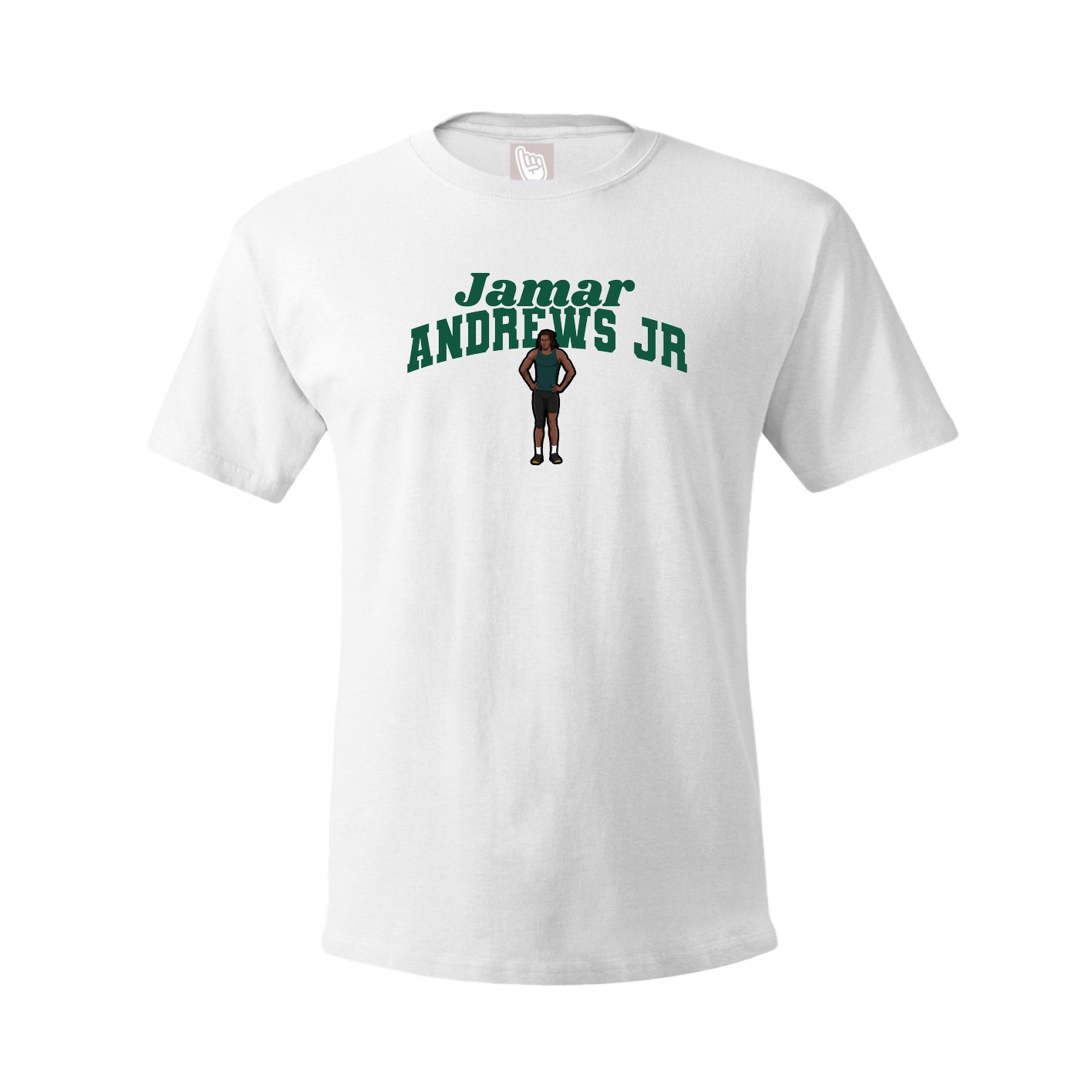 Youth Tee — Signature Arch in White