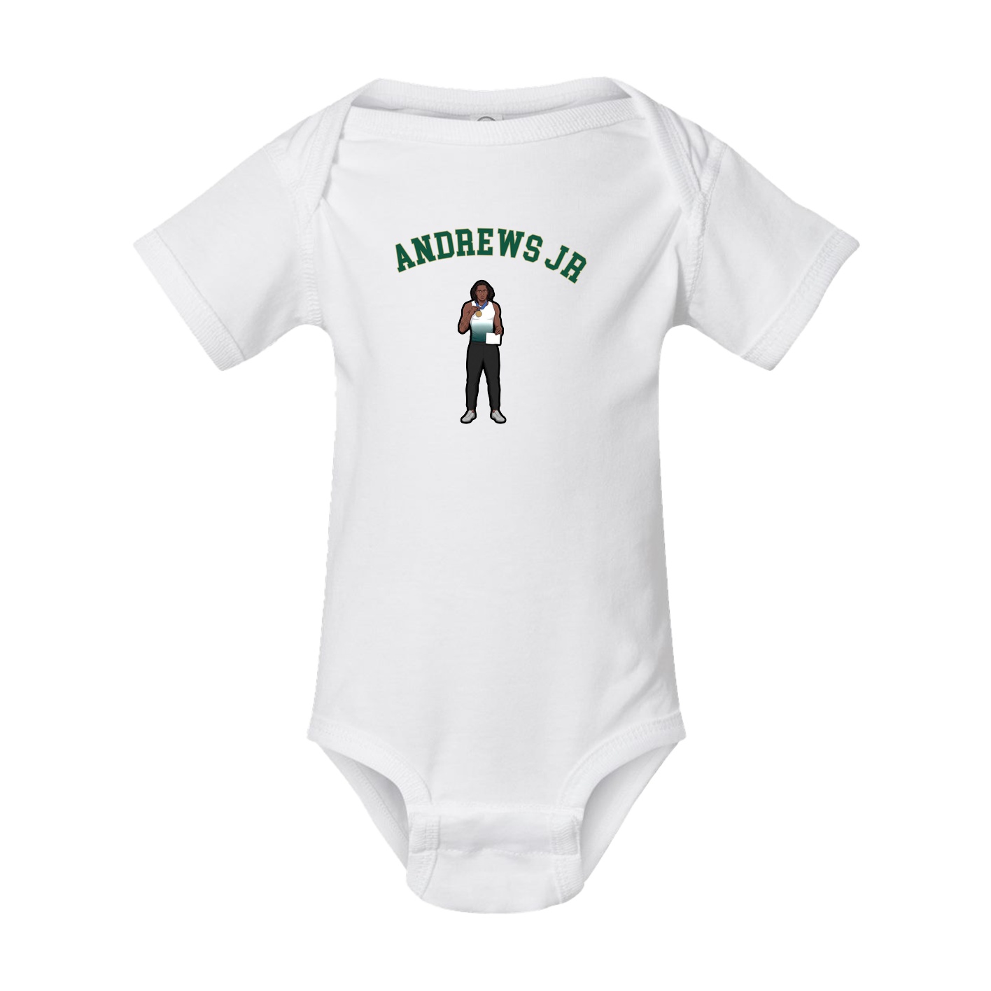 Baby Onesie — Shirsey Arch in White